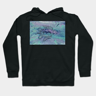 Turquoise turtle Hoodie